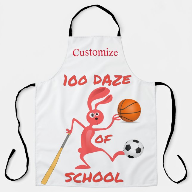 One Hundred Daze Of School Thunder_Cove  Apron (Front)