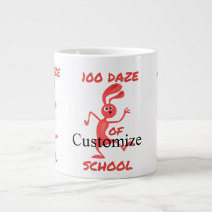One Hundred Daze Of School Thunder_Cove  Large Coffee Mug