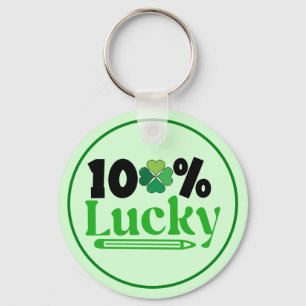 One Hundred Percent Lucky St. Patrick’s Day -61101 Key Ring