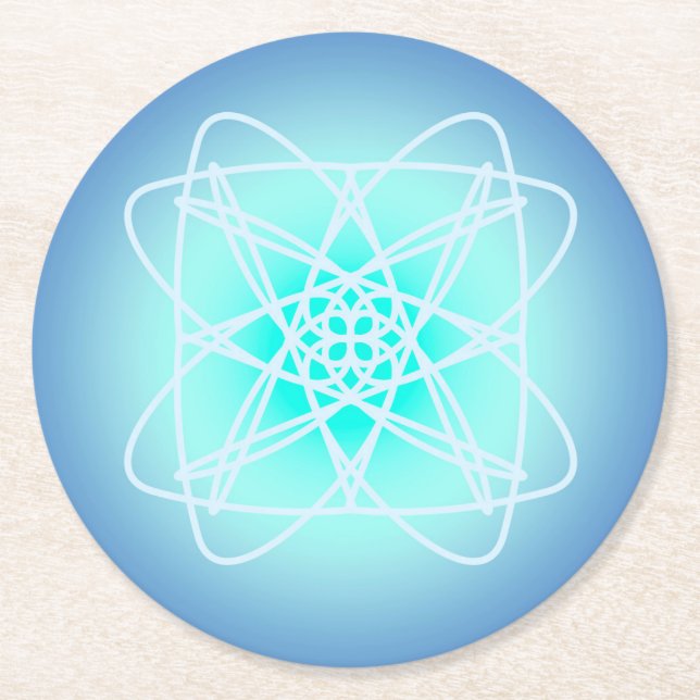 one hundred ten round paper coaster (Front)