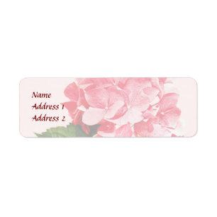 One Hydrangea Cluster Wedding Products Return Address Label
