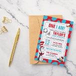 One I Am | Cat in the Hat Birthday Invitation<br><div class="desc">Celebrate your little one's birthday with this whimsical "One I Am" Cat in the Hat birthday invitation. Featuring the iconic Cat in the Hat from Dr. Seuss' beloved book, this invitation is perfect for a fun-filled birthday party. The playful design brings a touch of Seuss’s magical world to your celebration,...</div>