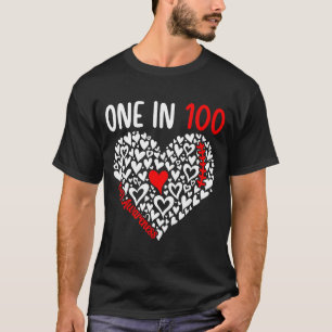 One In 100 Congenital Heart Disease Awareness Chd T-Shirt
