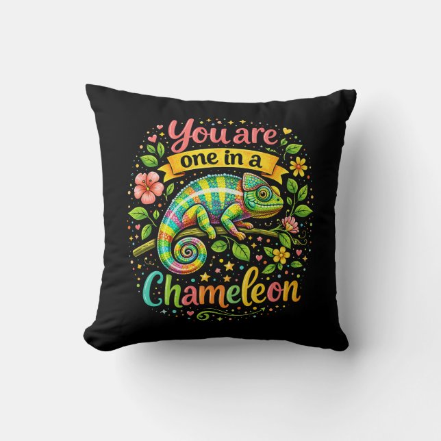 One in a Chameleon Cushion (Front)