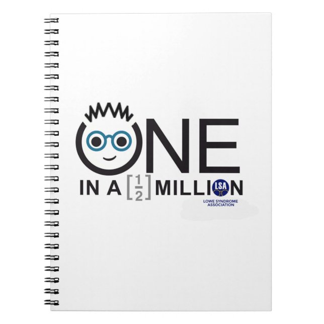 One In a Half Million Logo - Notebook (Front)
