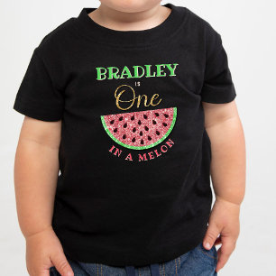 One In A Melon 1st Birthday Baby T-Shirt