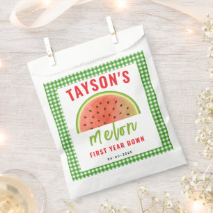 One in a Melon 1st Birthday – Cute Watermelon Favour Bag