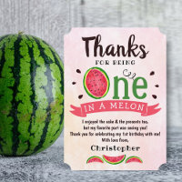 One In A Melon 1st Birthday