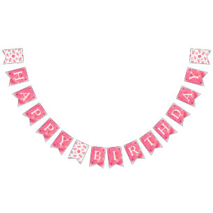One In A Melon 1st Birthday Watermelon Birthday Bunting