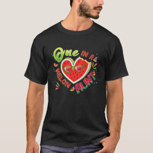 One In A Melon Aunt Birthday Family Matching Melon T-Shirt