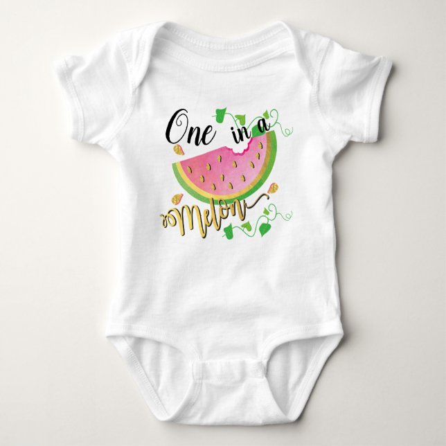 One in a Melon baby body suit Bodysuit (Front)