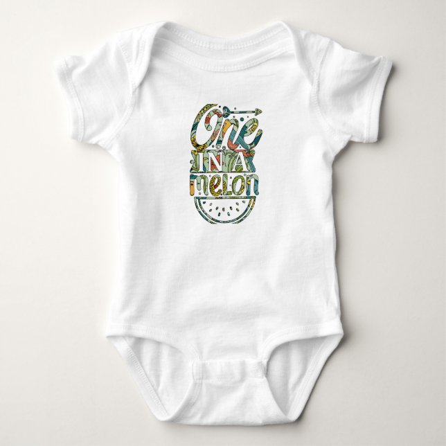 One in a Melon Baby Bodysuit (Front)