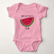 one in a melon baby clothing.
