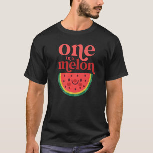 One In A Melon Baby Cute Watermelon First Birthday T-Shirt