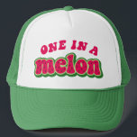 One in a Melon Baseball Hat Cap<br><div class="desc">One in a melon,  Watermelon - Matching Best Friend Hats,  Baseball Hat,   Best Friend Gift for someone special</div>