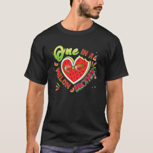 One In A Melon Brother  Family Matching Melon Birt T-Shirt