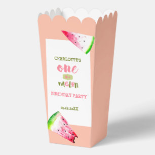 One in a Melon Custom Watermelon Cute 1st Birthday Favour Box