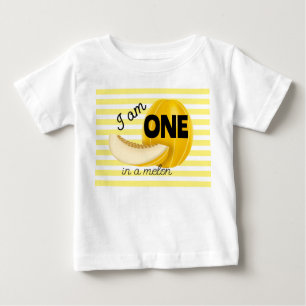 One in a Melon First 1st Birthday Party Baby T-Shirt