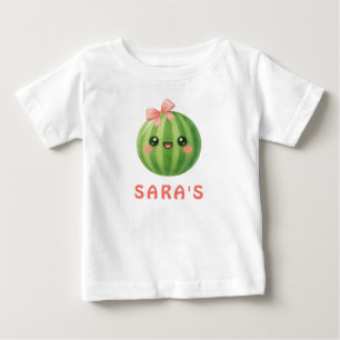 One in a Melon First Birthday Baby T-Shirt Girl
