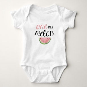 One in a Melon, First Birthday Outfit Baby Bodysuit