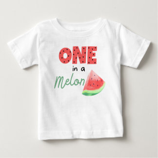 ONE in a Melon First Birthday Shirt