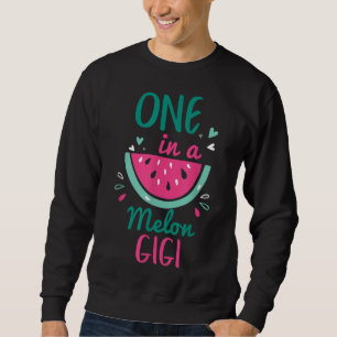 One In A Melon Gigi Watermelon Family Matching Sweatshirt