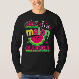 One In A Melon Grandma  Bday Matching Group Summer T-Shirt
