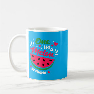 One In A Melon Grandma Cute Watermelon Love Design Coffee Mug