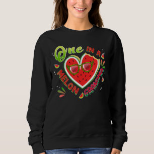 One In A Melon Grandma Family Matching Melon Birt Sweatshirt