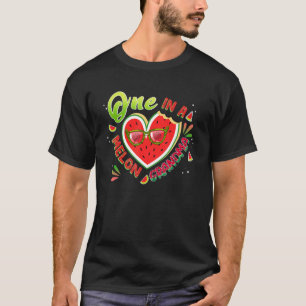 One In A Melon Grandma  Family Matching Melon Birt T-Shirt