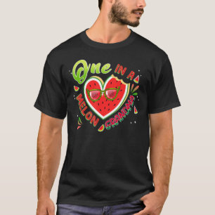 One In A Melon Grandma  Family Matching Melon Birt T-Shirt