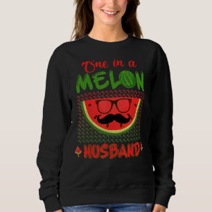 One In A Melon Husband Watermelon Day Matching Me Sweatshirt