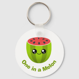 One in a Melon Key Ring