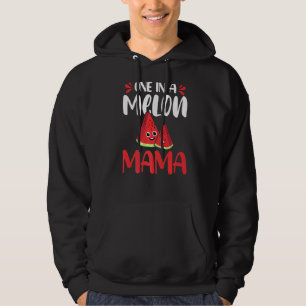 One In A Melon Mama Watermelon Family Matching Hoodie