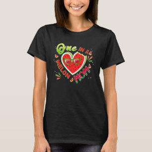 One In A Melon Mom Birthday Family Matching Melon  T-Shirt