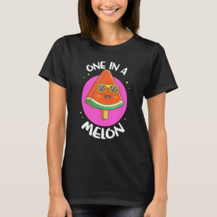 One In A Melon Mum Cute Watermelon Matching Costum T-Shirt