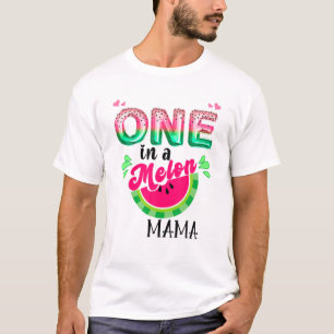 One In A Melon Mum Outfit Birthday Matching Group T-Shirt