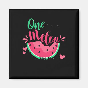 One In A Melon Mummy Summer Birthday Party Matchin Magnet