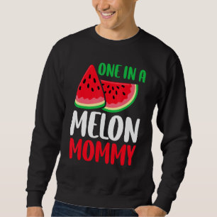 One In A Melon Mummy Watermelon Family Matching Sweatshirt