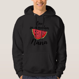 One In A Melon Nana Waterlemon Summer Vacation Gra Hoodie