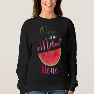 One In A Melon Nene Waterlemon Summer Grandma Sweatshirt