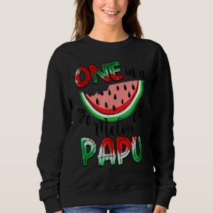 One In A Melon Papu Watermelon Matching Family Sum Sweatshirt
