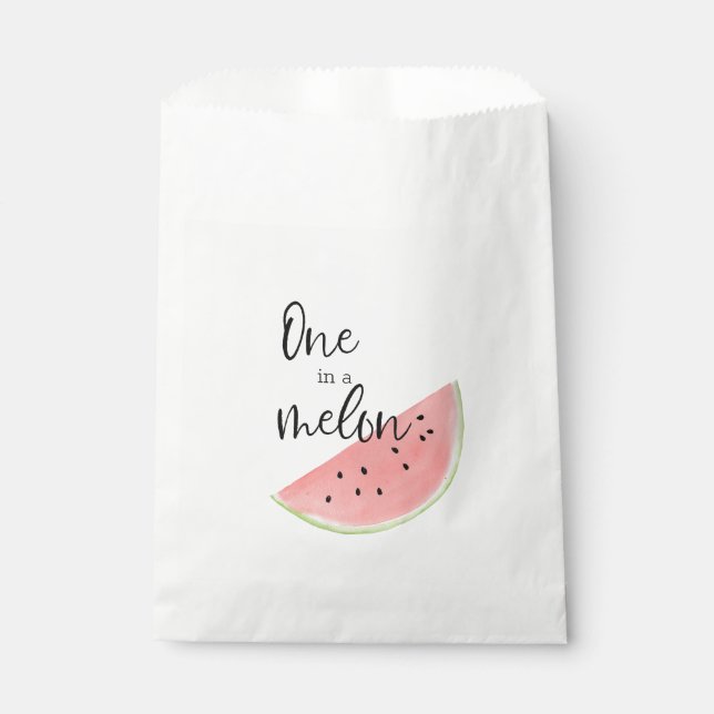 One in a Melon Party Favour Bags (Front)