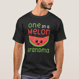 One In A Melon Party Grandma Group Matching First T-Shirt