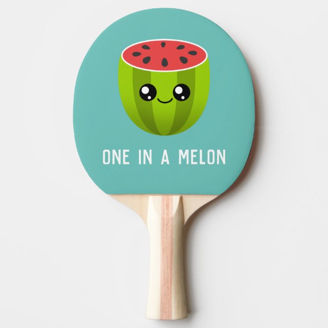 One in a Melon Ping Pong Paddle (Front)