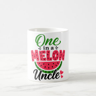 One In A Melon Shirt Cute Watermelon Fruit Pun Coffee Mug