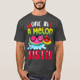 One In A Melon Sister Shirt Funny Watermelon T-shi