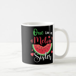 One In A Melon Sister Summer Birthday Party Matchi Coffee Mug