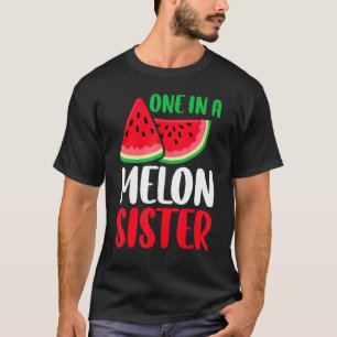 One In A Melon Sister  Watermelon Family Matching T-Shirt