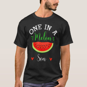 One In A Melon Son Watermelon Summer Family T-Shirt
